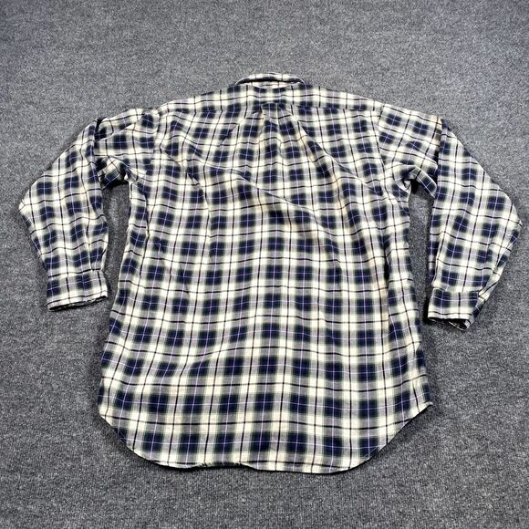 Polo Ralph Lauren Mens Medium Plaid Oxford Button up Shirt Blaire Lightweight - Picture 7 of 9